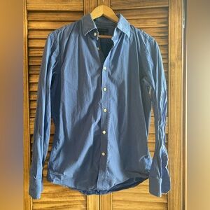 Banana Republic Navy Casual Button-Down Shirt